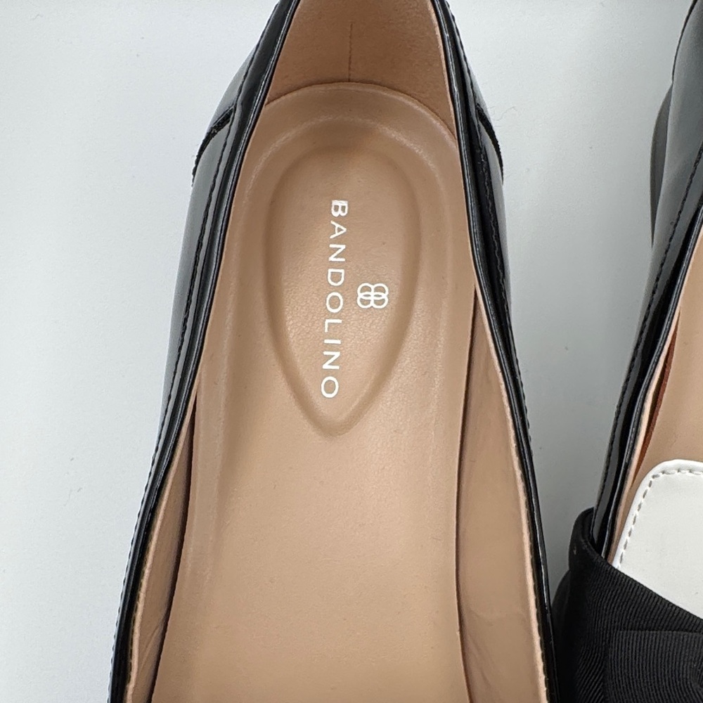 Bandolino Black and White Loafers - Picture 3 of 5